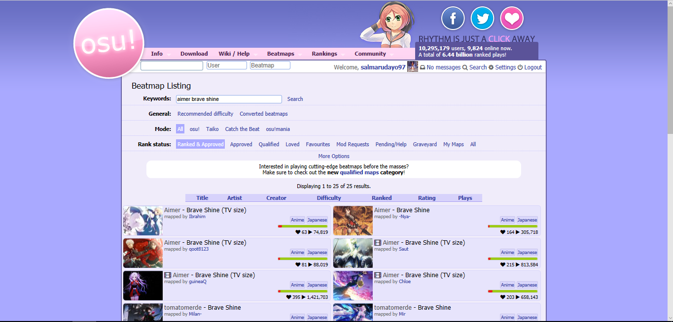 osu beatmaps download android